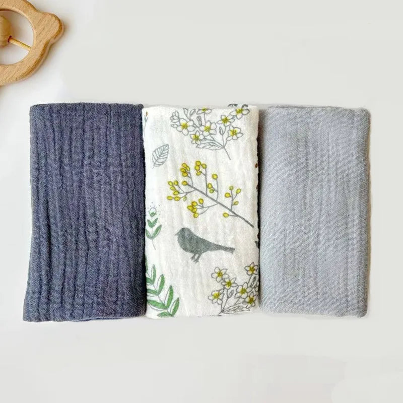 Second look at the Soft Cotton Face Bath Handkerchief Towel Set