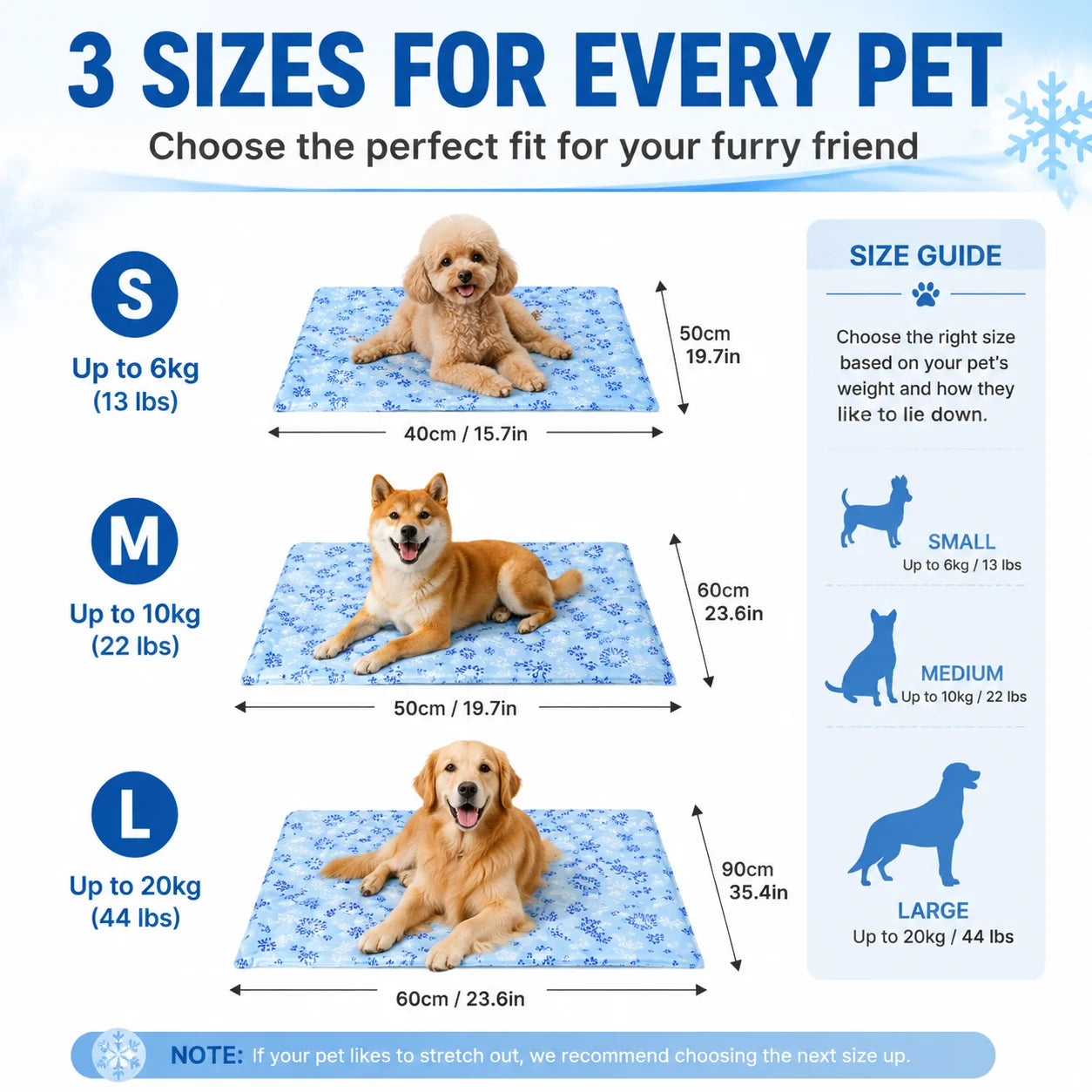 Water Activated Dog & Cat Cooling Mat