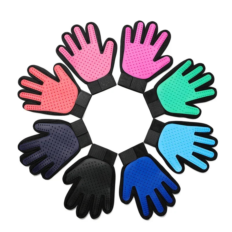 Pets Hair Grooming Silicone Gloves