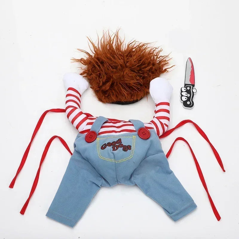 Scary Chucky Dog Costume