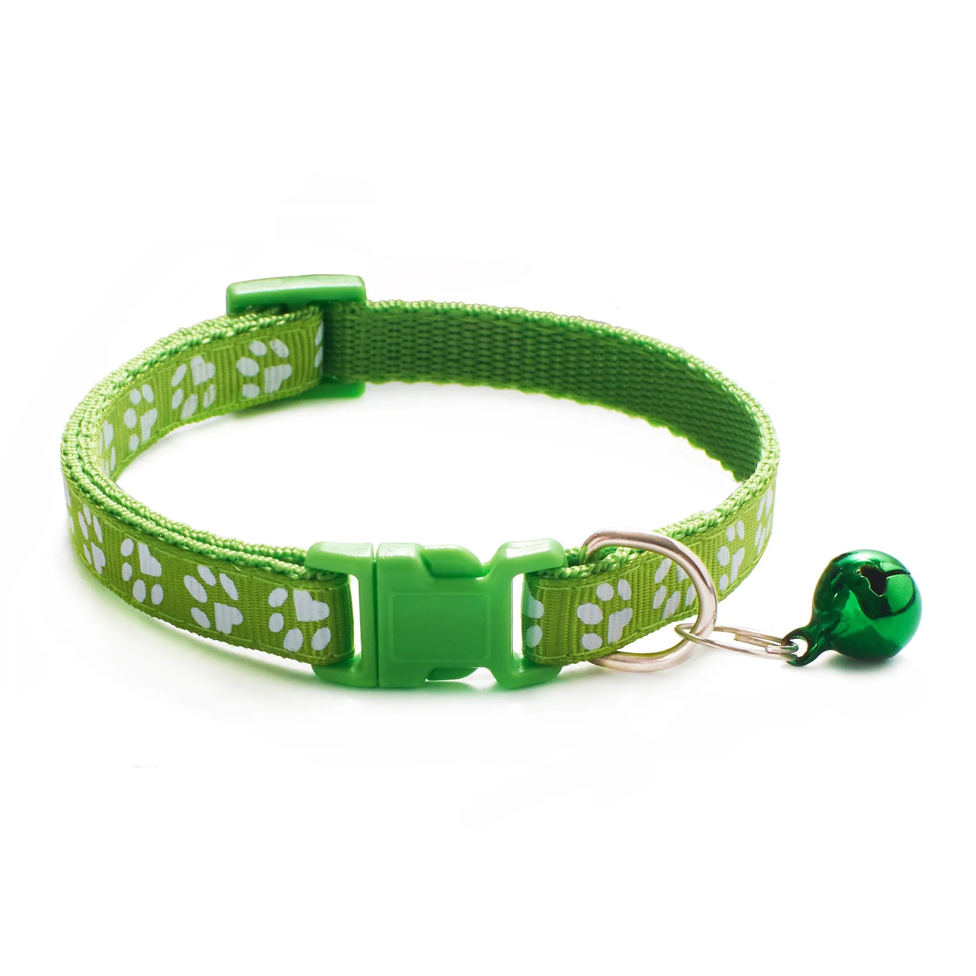 Colourful Cartoon Cat Collar with Bell