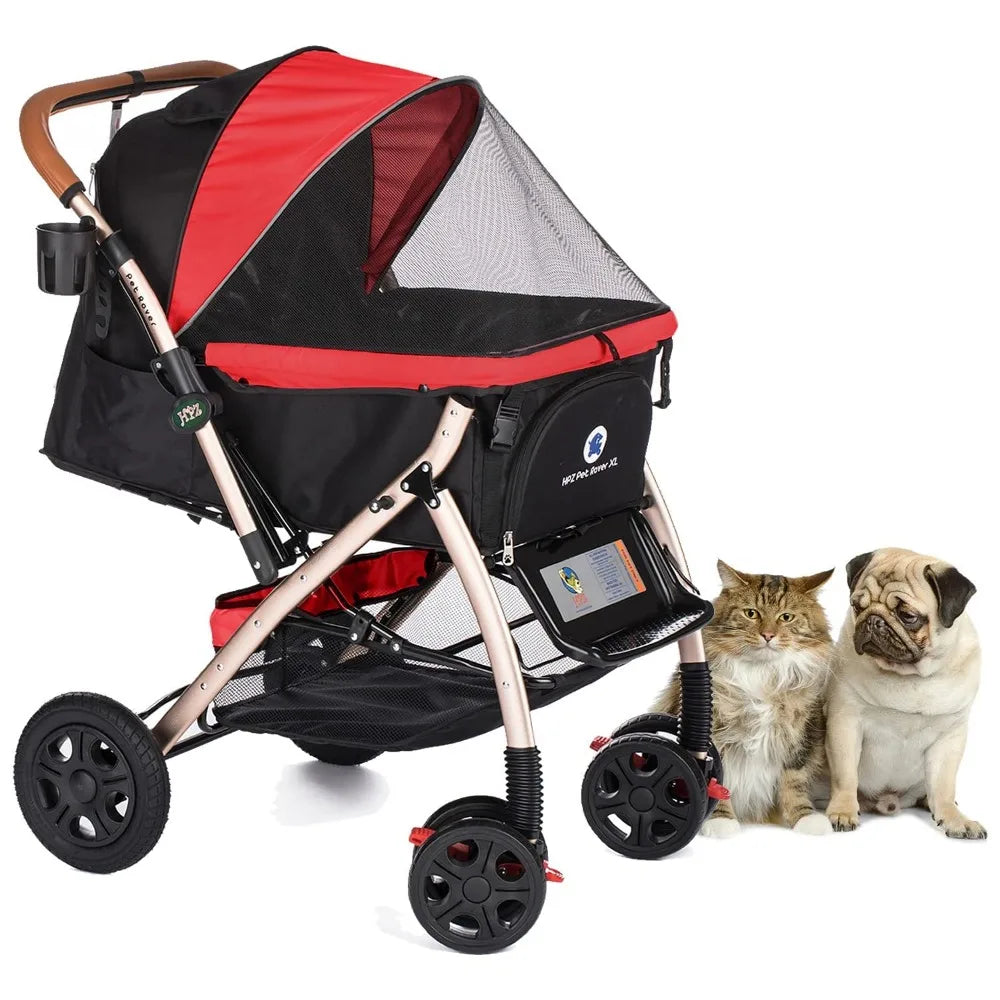 Pet Trolley Dog Pet Stroller Premium Heavy Duty For Dogs