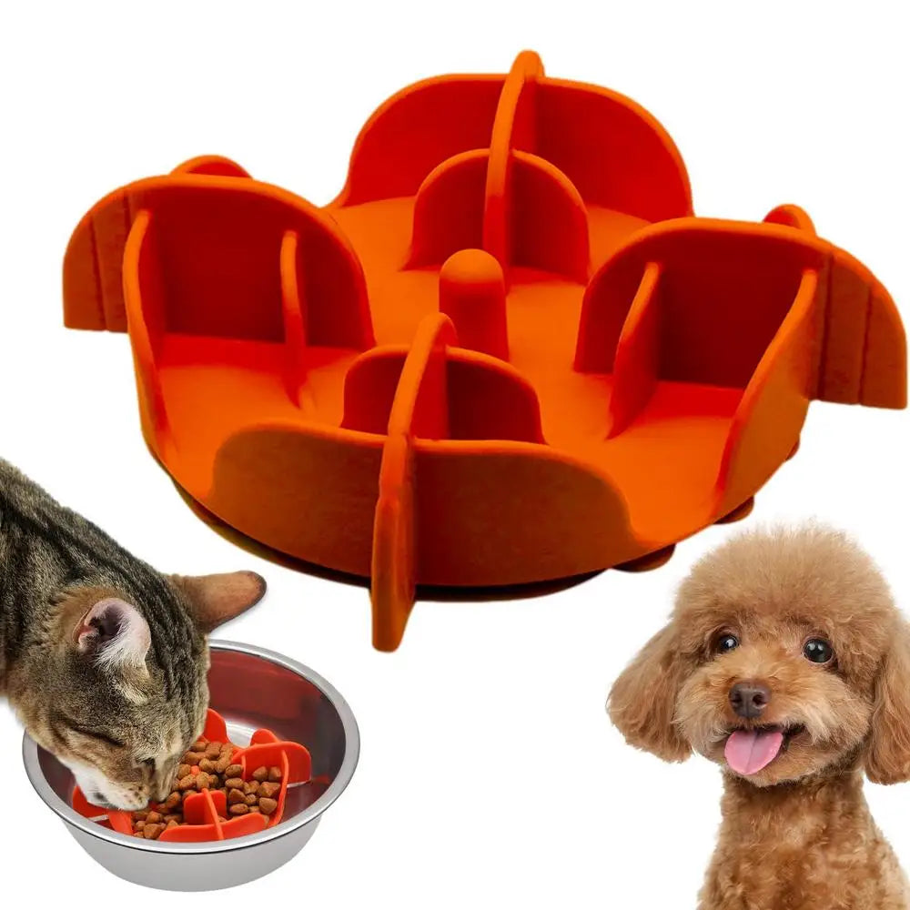 Pet Slow Feeder Silicone Bowl