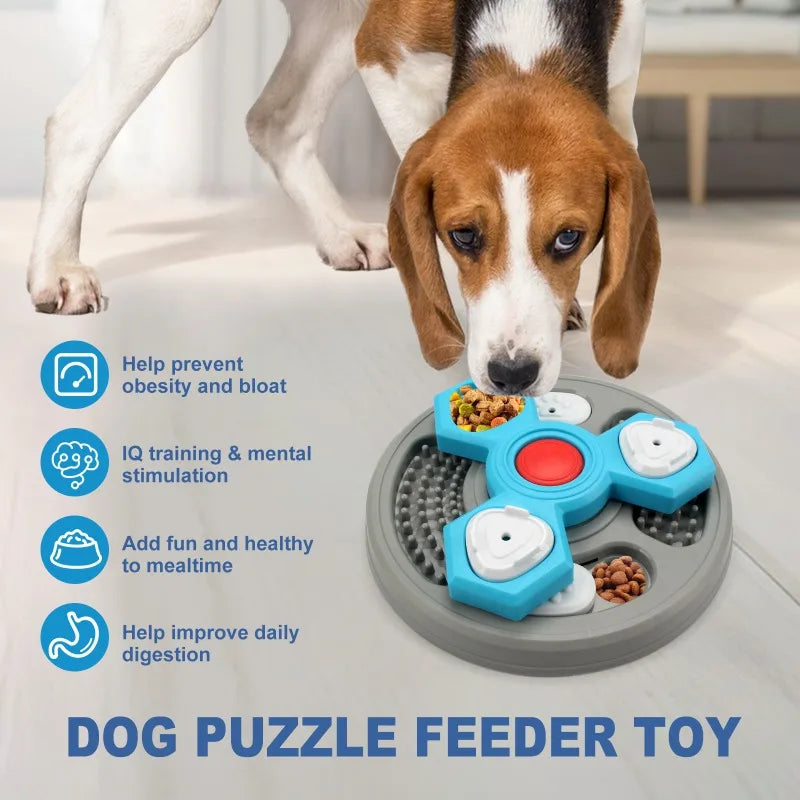 Interactive Dog Slow Feeder & Licking Plate