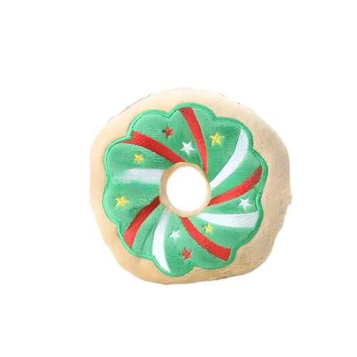 Plush Christmas Circle Pet Toys for Australian dogs