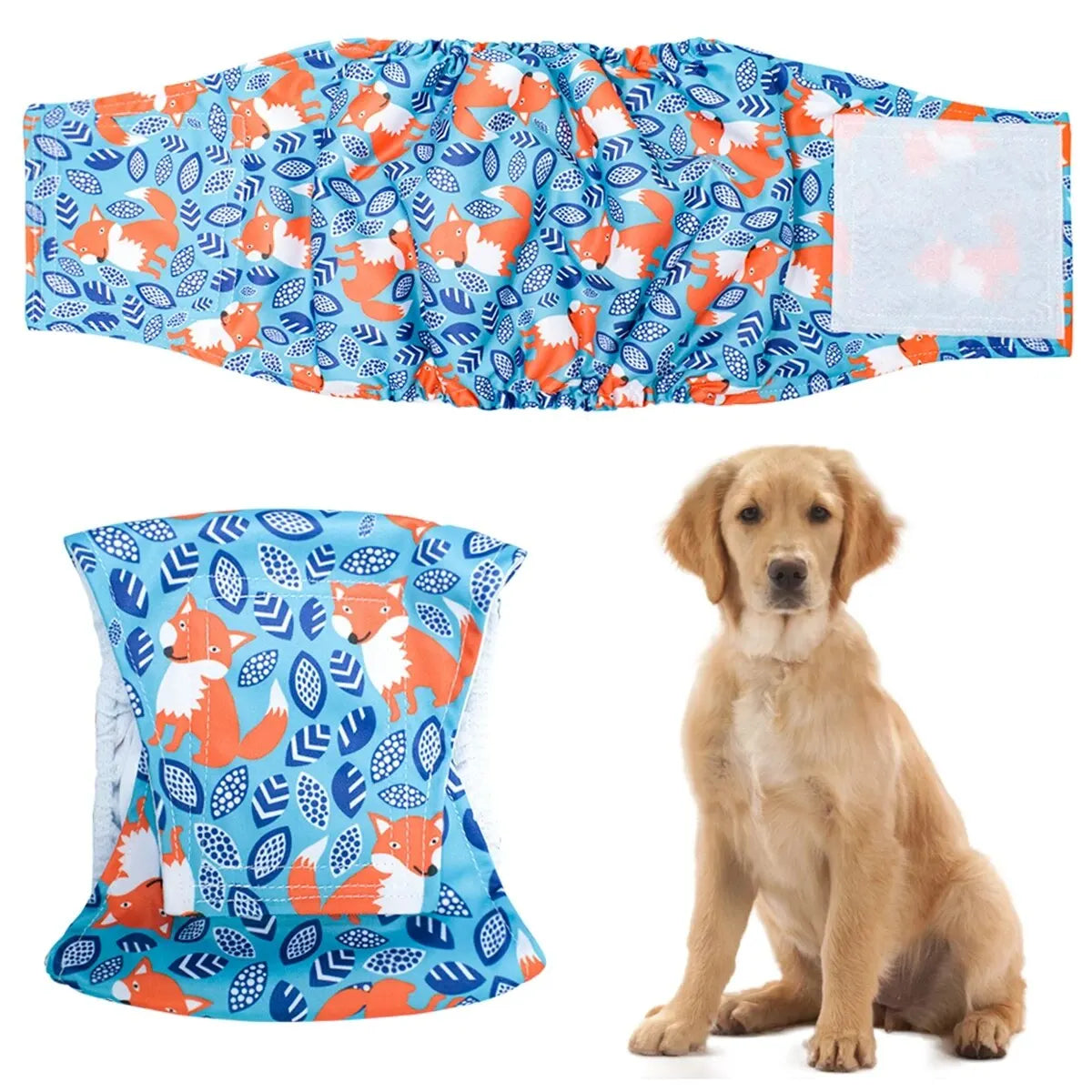 Absorbent Washable Male Dog Belly Band