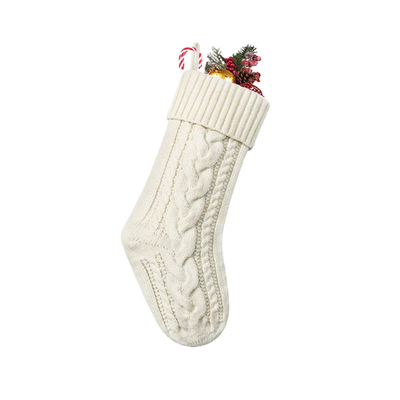 Classic Knitted Christmas Stocking