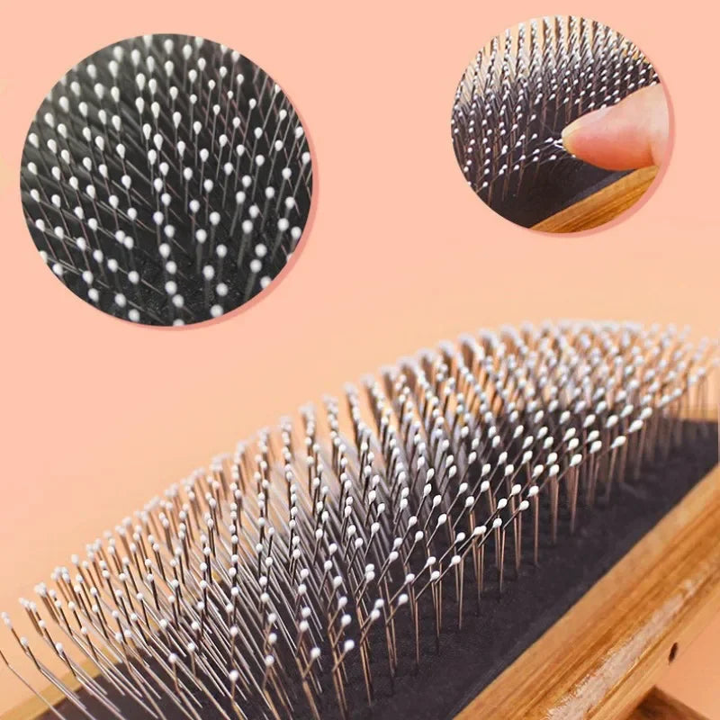 Wooden Pet Grooming Comb