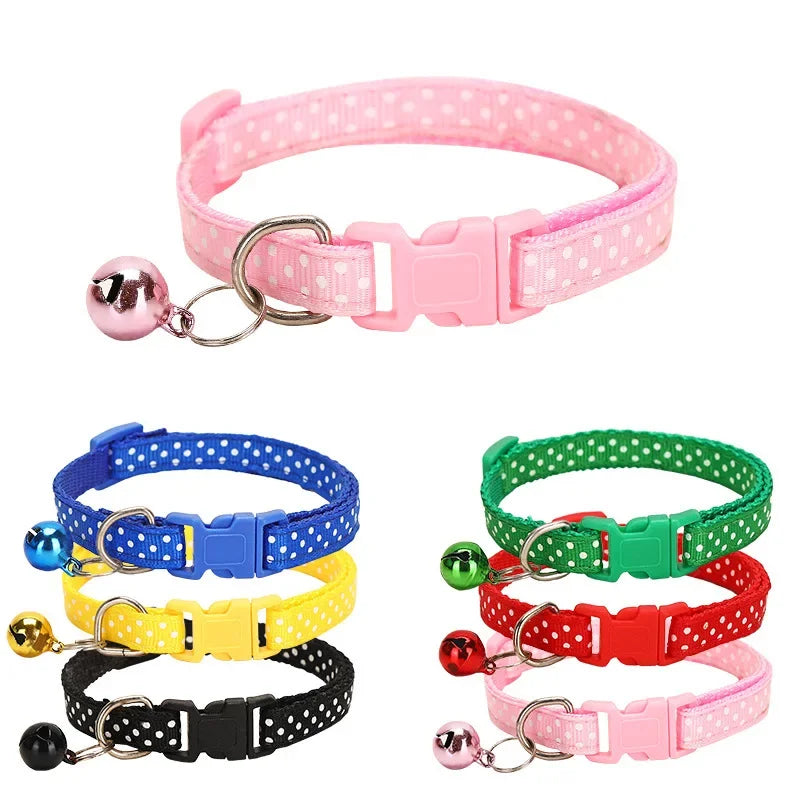 Adjustable Pet Collar With Bell