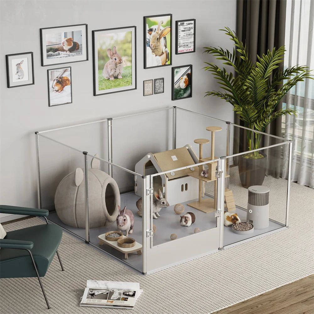 Cage Pet Whelping Box with Fertility Pad