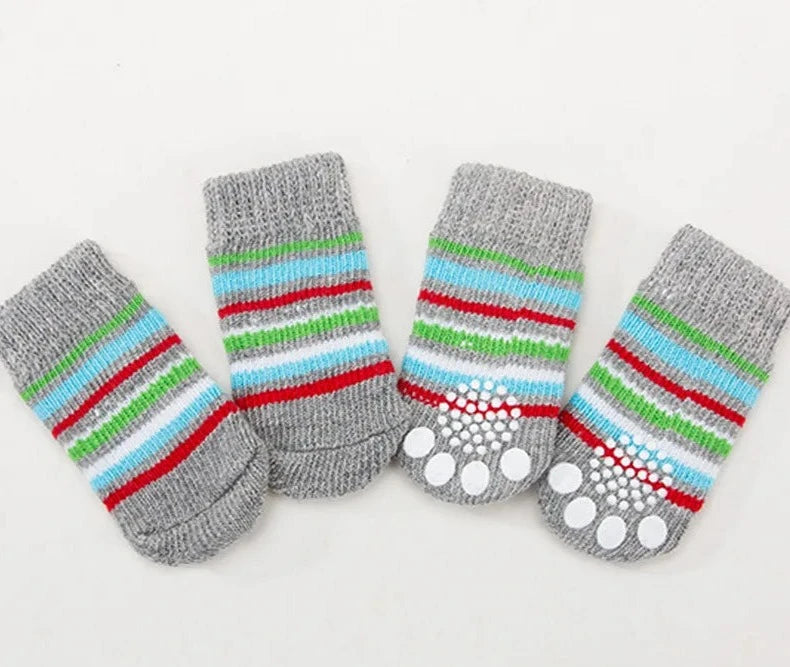 Paw Printed Anti-slip Dog Socks