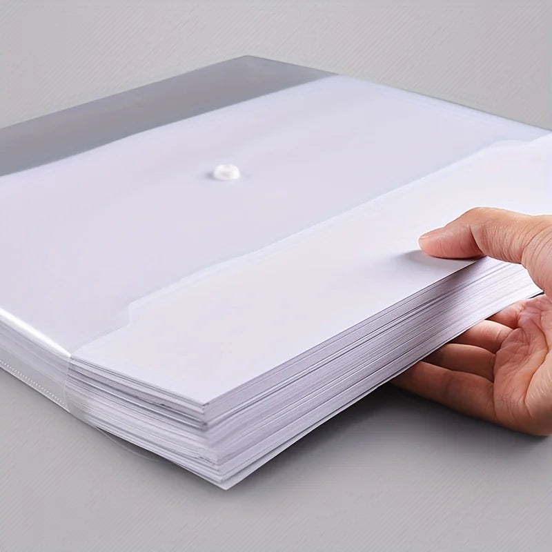 Transparent Plastic Storage File Folders