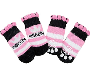 queen pet socks