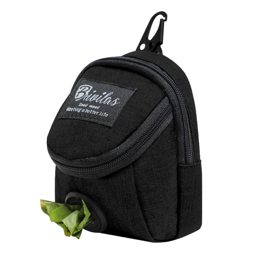 green poop bag holder in a white background