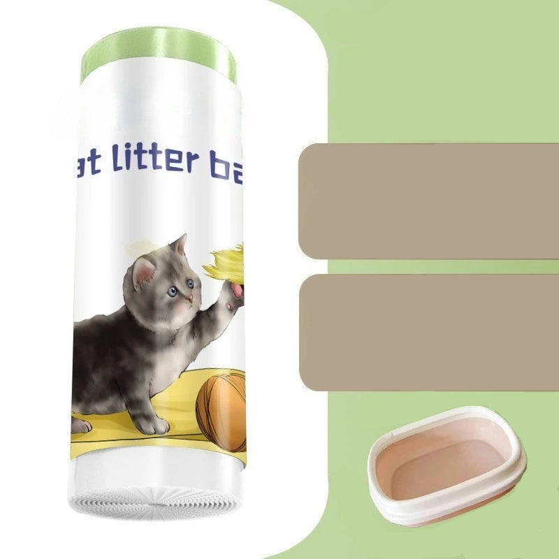 Heavy-Duty Cat Litter Poop Bag with Drawstring