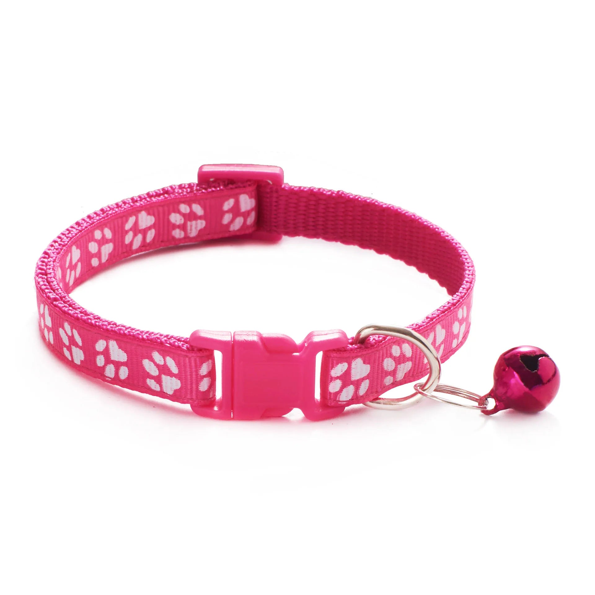 Colourful Cartoon Cat Collar with Bell
