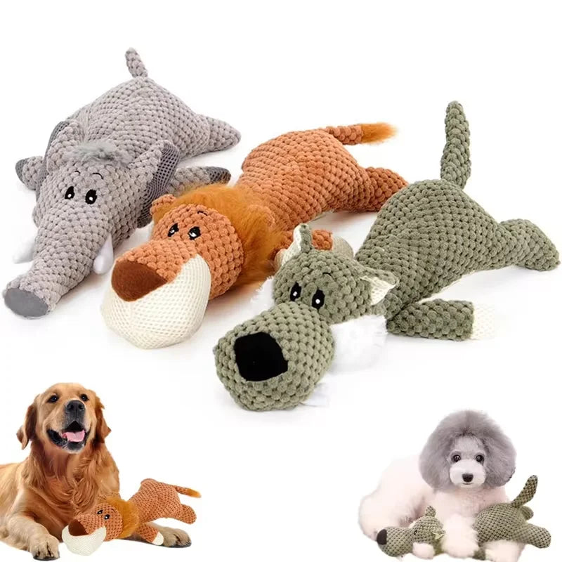 Bite-Resistant Sound Plush Dog Toy
