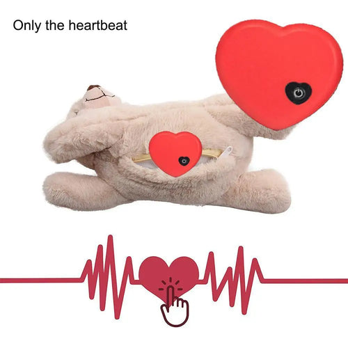 Heartbeat Plush Puppy Bear