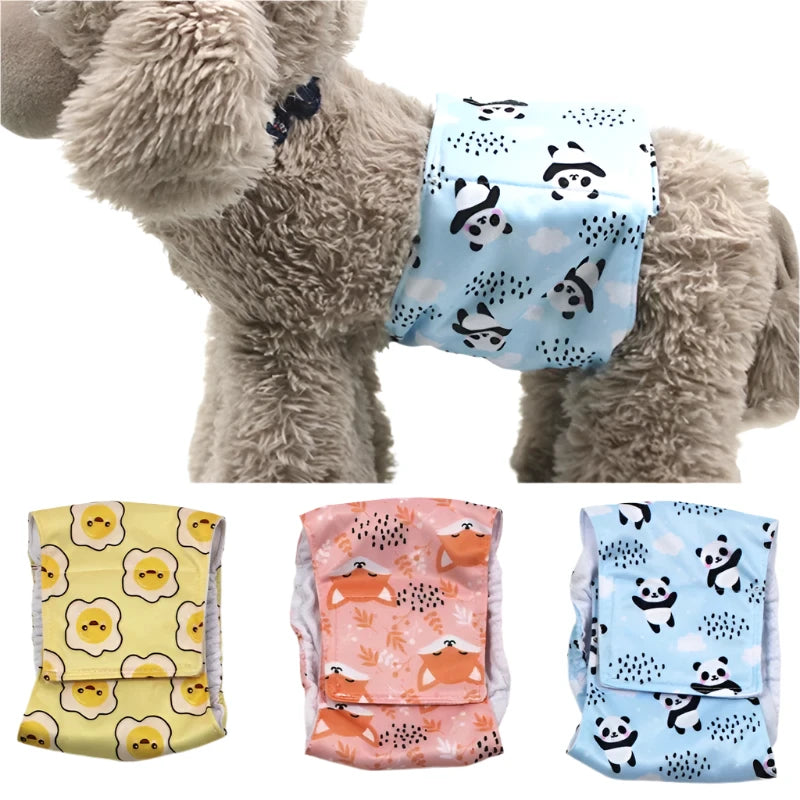 Washable and Reusable Dog Cotton Diapers