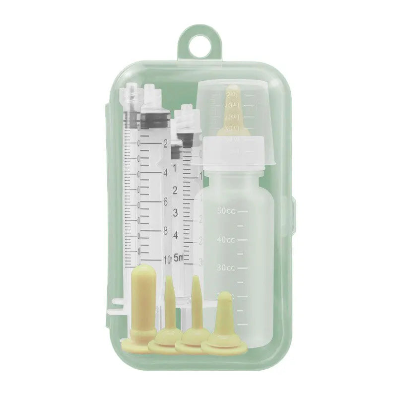 Newborn Pet Feeding Bottle and Pacifier Set