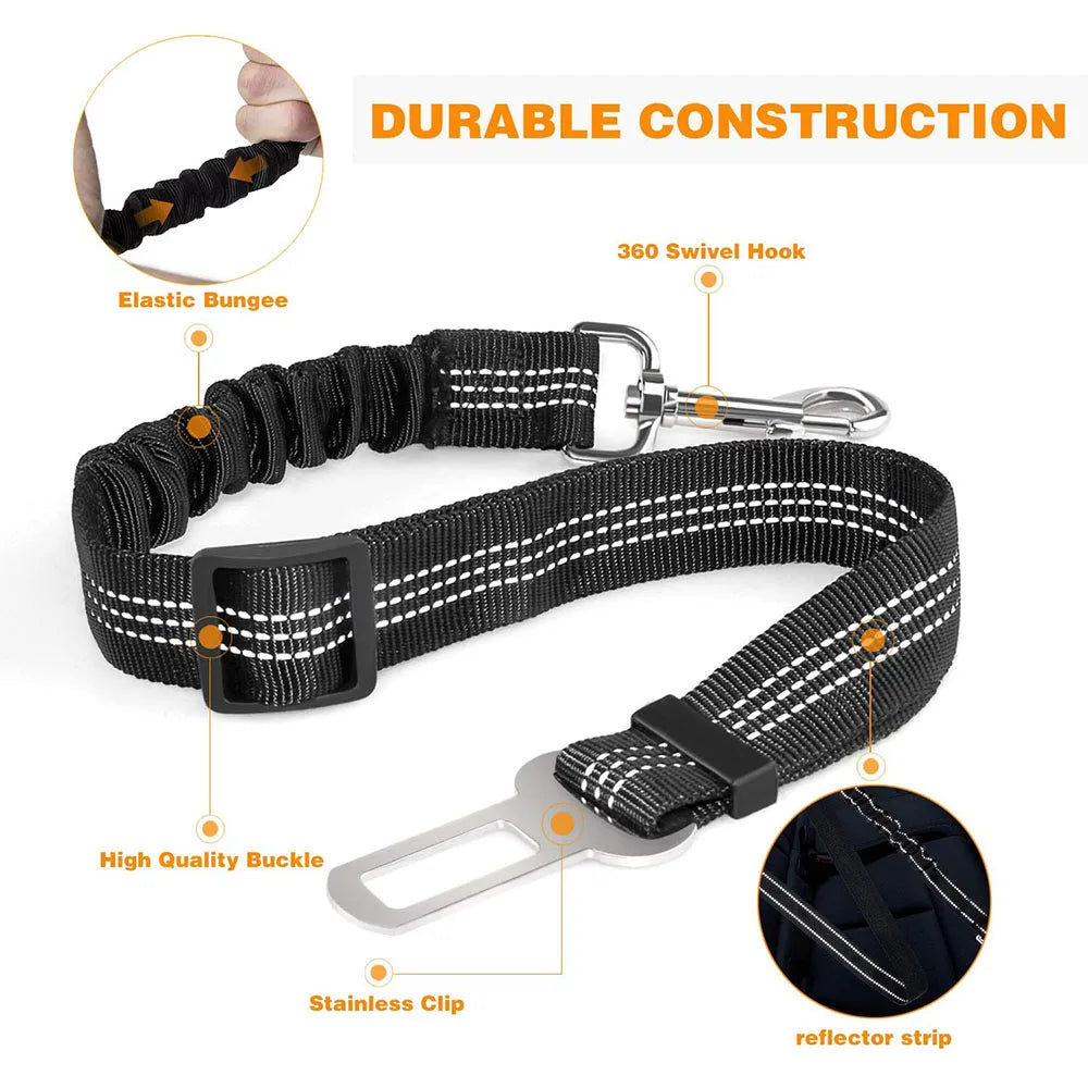 Bungee Style Dog Seat Belt