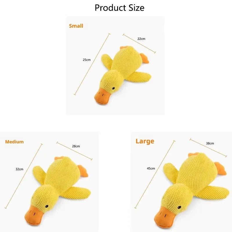 Yellow Duck Boredom-Relief Dog Toy