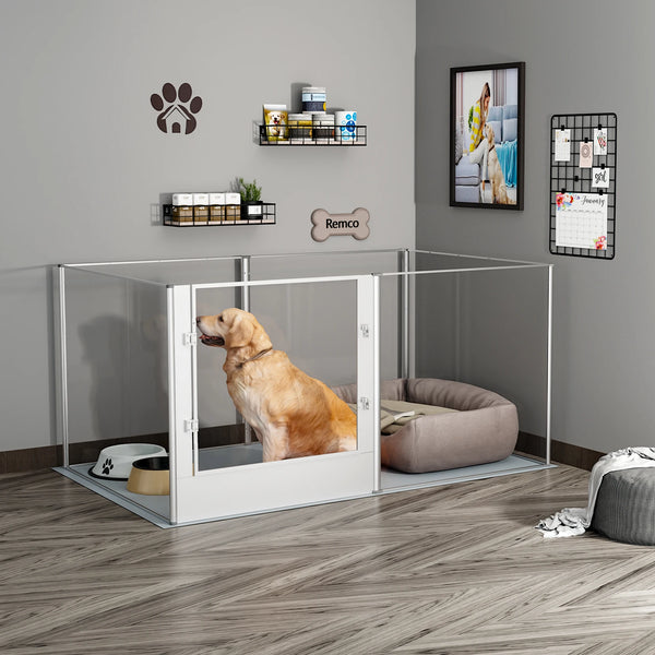 8-Panel Dog Playpen with Waterproof Mat - RPBA Shop Australia