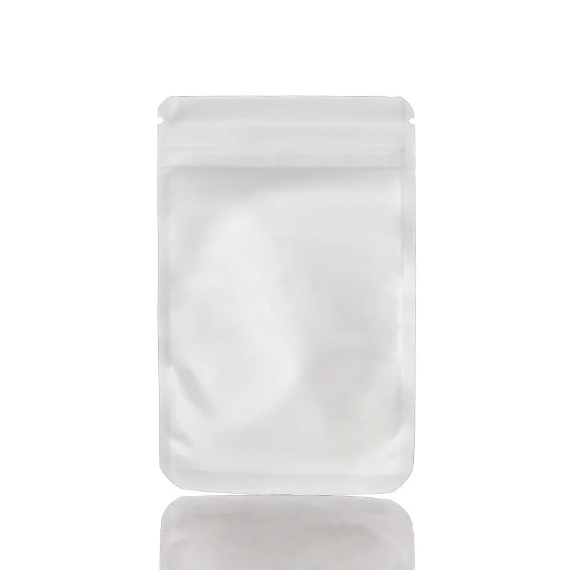 Double-Sided Metallic Flat Zip Bags