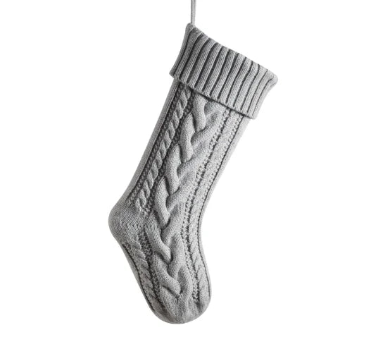 Classic Knitted Christmas Stocking