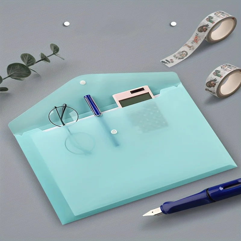 Transparent Plastic Storage File Folders