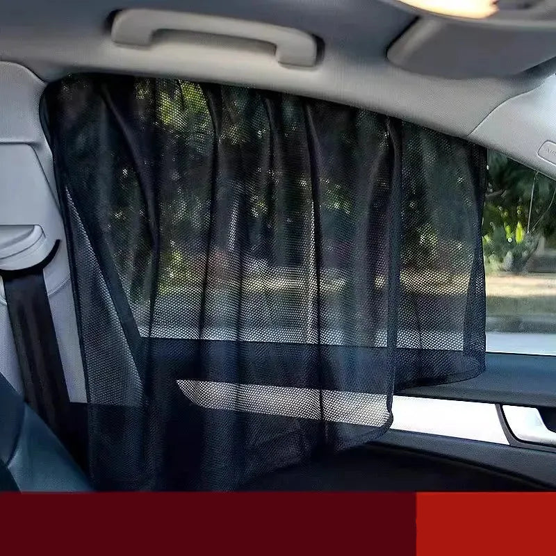 Magnetic Car Window Mesh Curtain