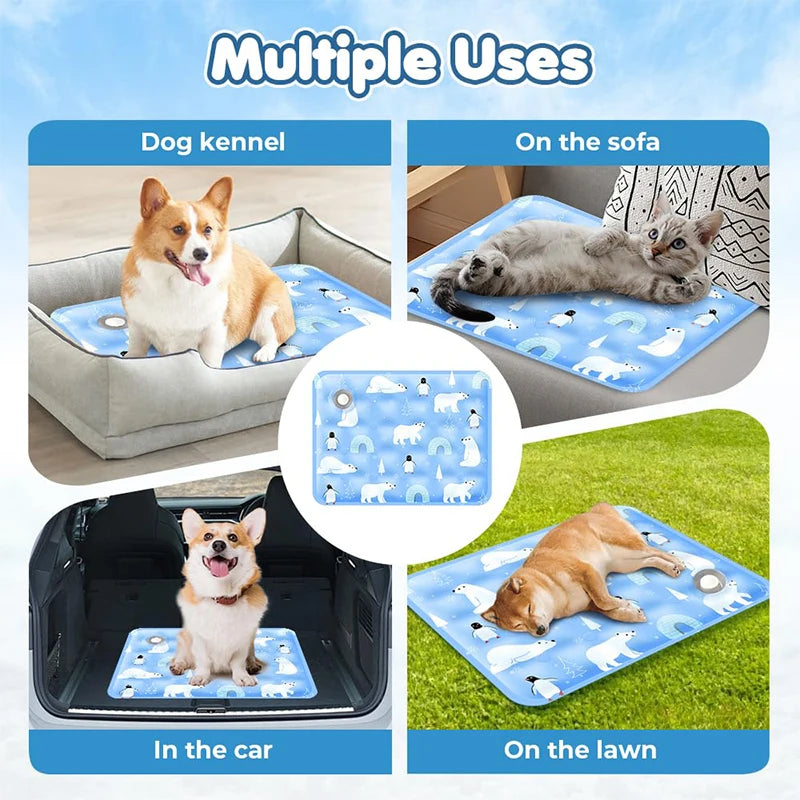 Washable Cooling Mat for Cats and Dogs
