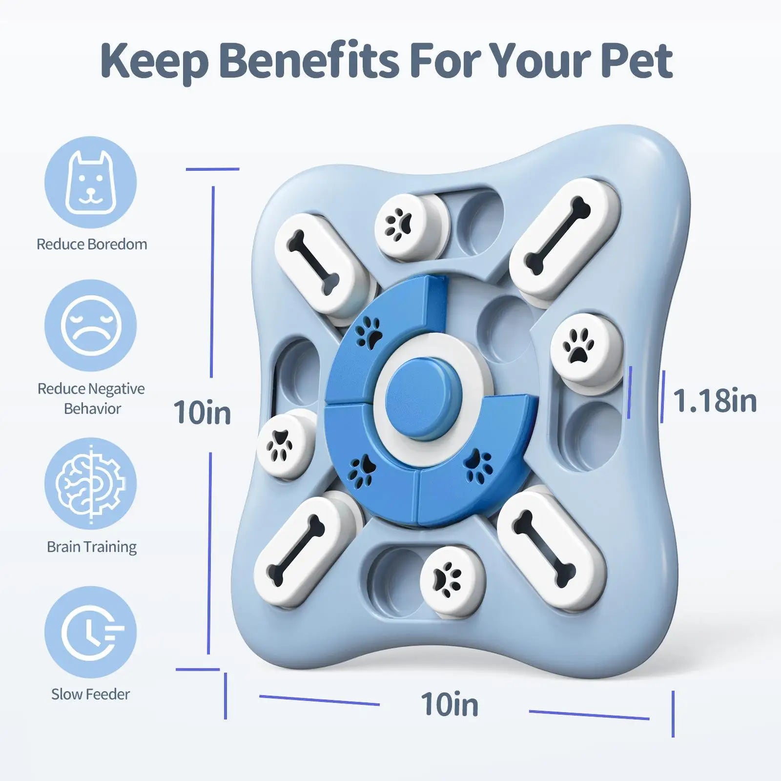 Dog Enrichment Slow Feeder Toy
