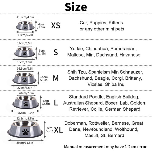 Stainless Steel Cat and Dog Bowl for Australian cats