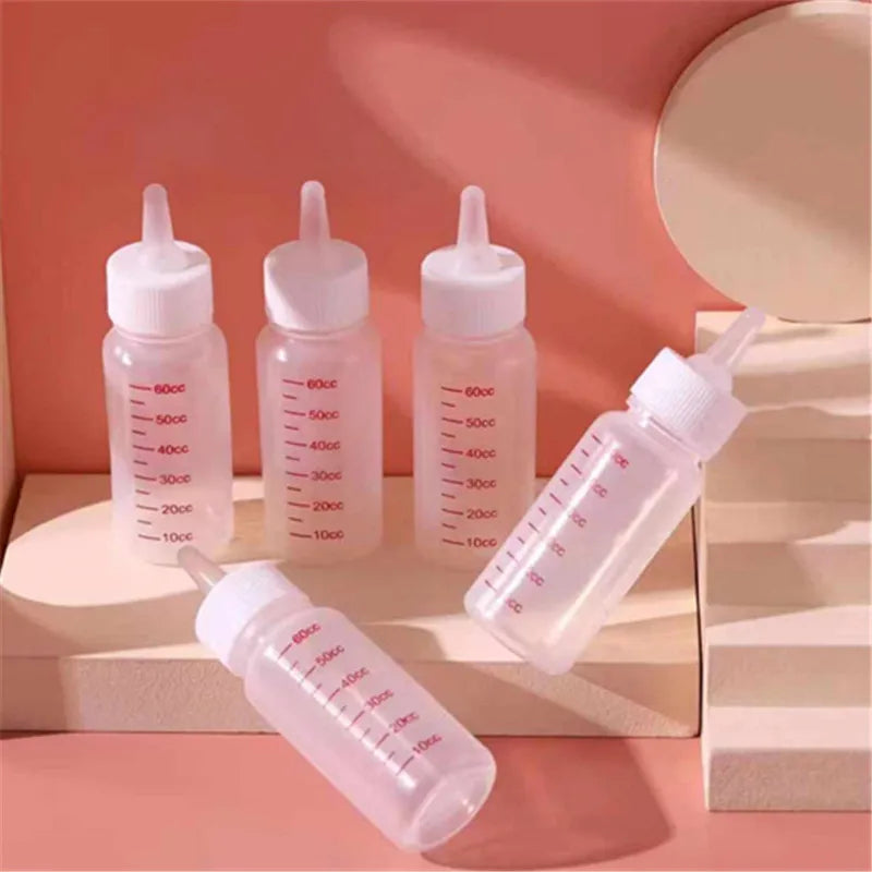 6pcs Nursing Bottle Set for Newborn Pets