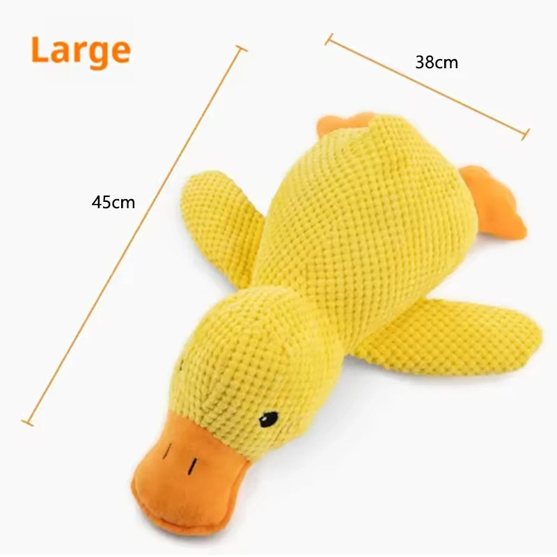 Yellow Duck Boredom-Relief Dog Toy
