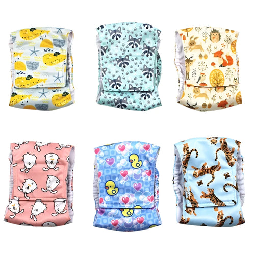Washable and Reusable Dog Cotton Diapers available from RPBA Shop
