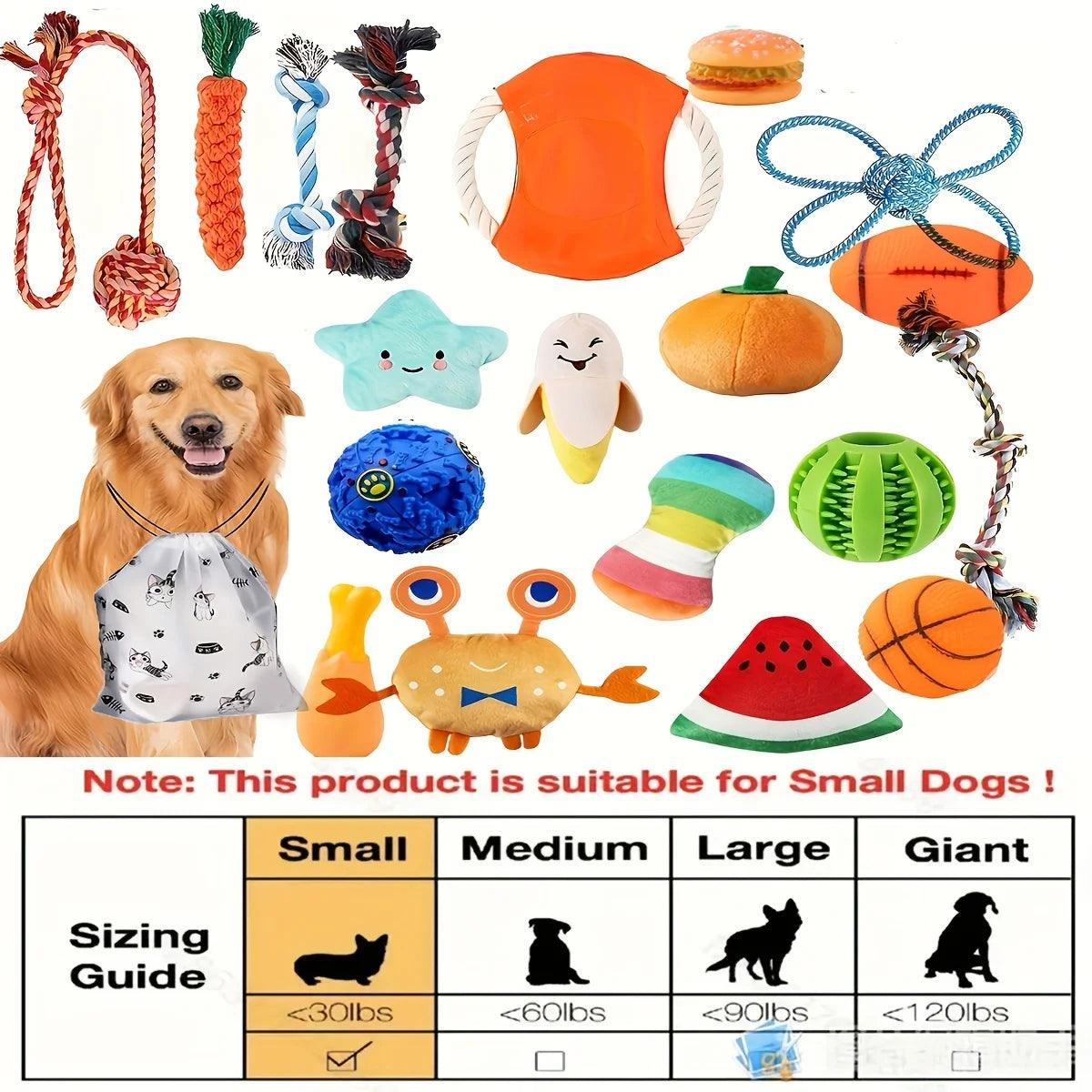 Assorted Durable Interactive Cotton Pet Toys