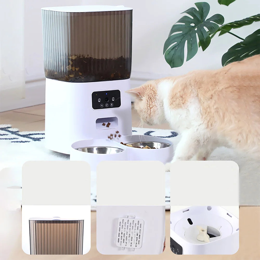 5L Smart Automatic Pet Feeder with Camera