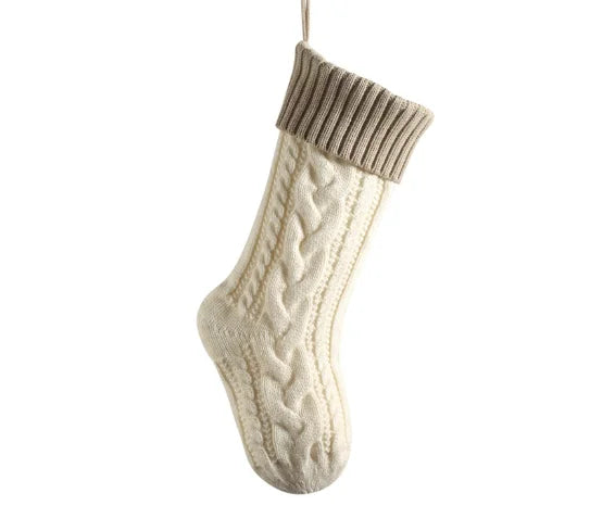 Classic Knitted Christmas Stocking