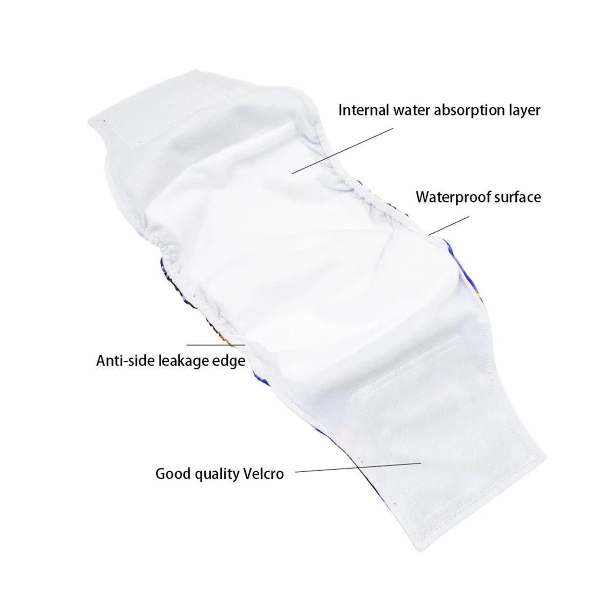Absorbent Washable Male Dog Belly Band