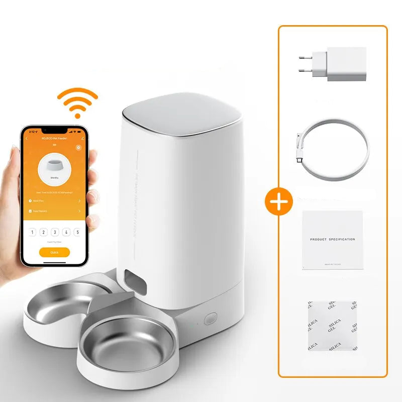 Smart Automatic Pet Feeder with WiFi