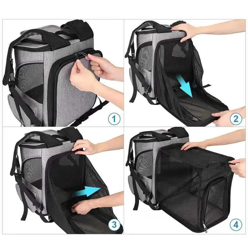 Foldable Pet Carrier Transport Travel Bag
