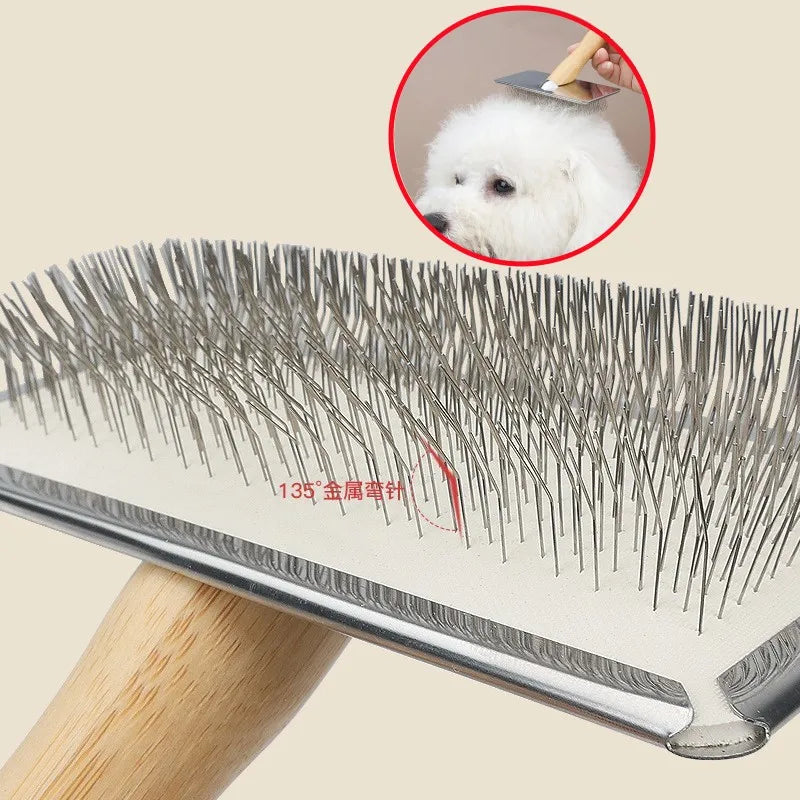 Solid Dog Wooden Comb