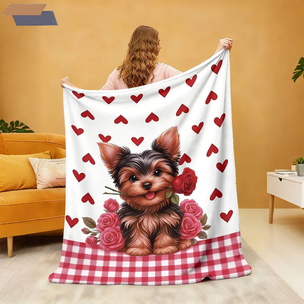 Printed Yorkshire Flannel Cover Blanket