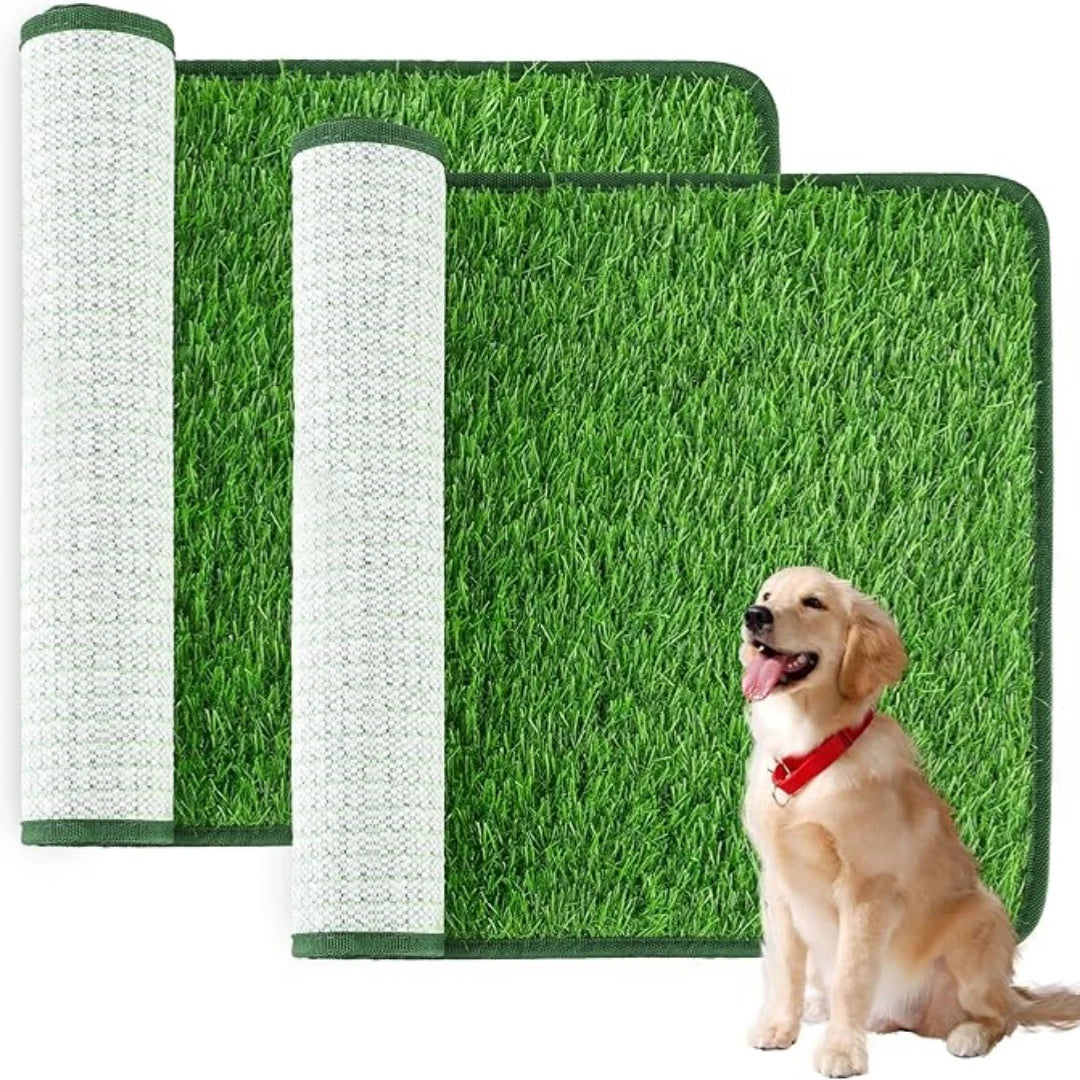 Fake grass dog toilet best sale