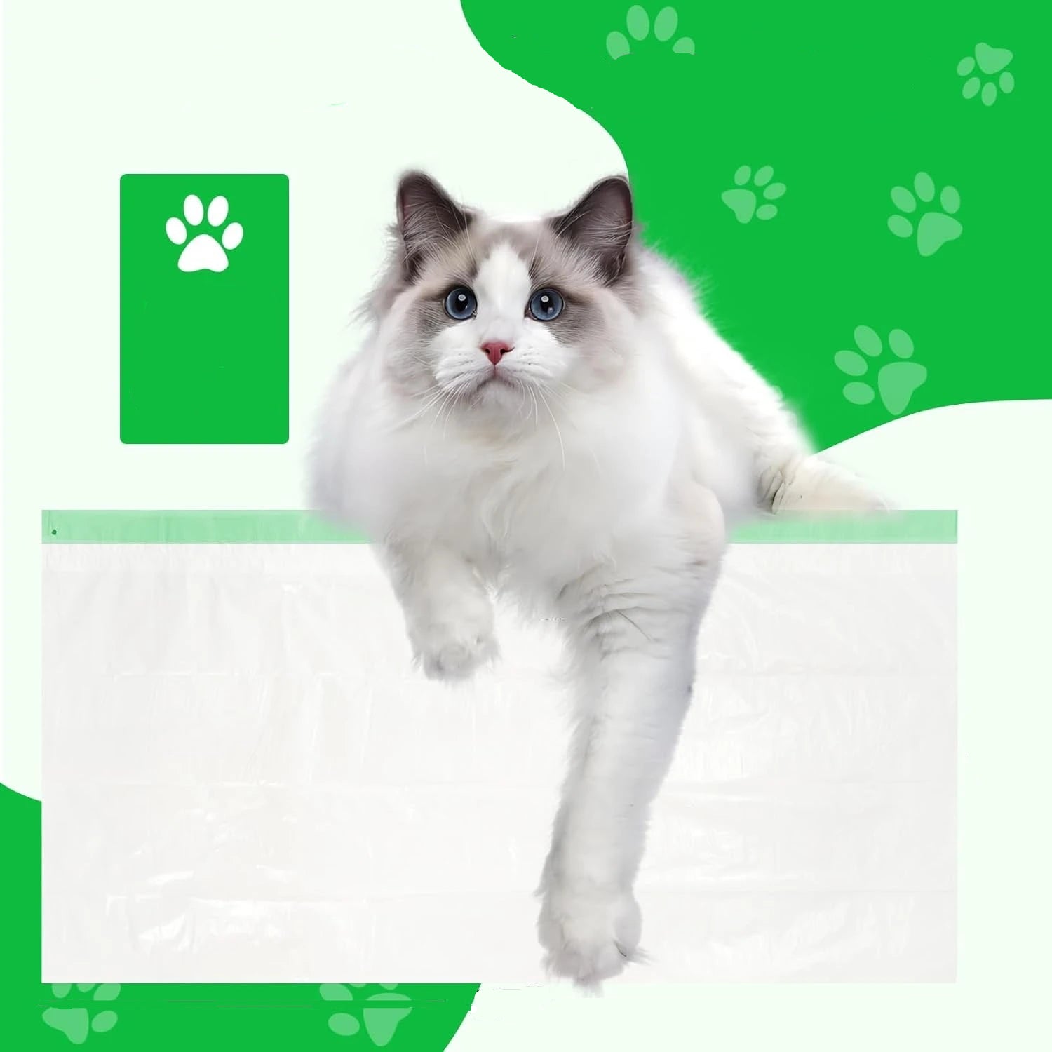 Heavy-Duty Cat Litter Poop Bag with Drawstring