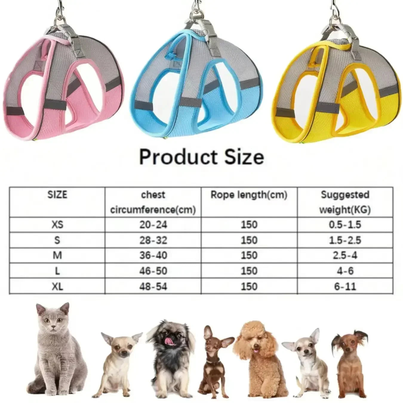 Adjustable Dog Harness Vest