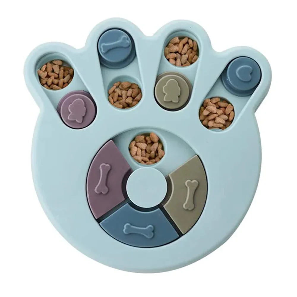 Interactive Slow Feeder & Food Dispenser Dog Puzzle Toy