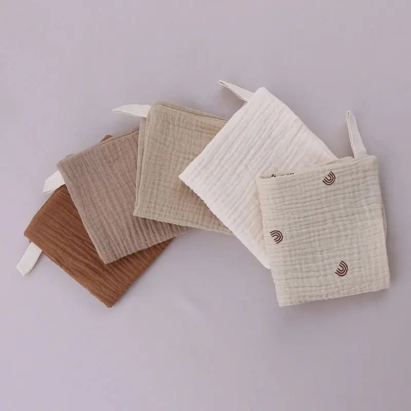 A closer look at the Soft Cotton Face Bath Handkerchief Towel Set